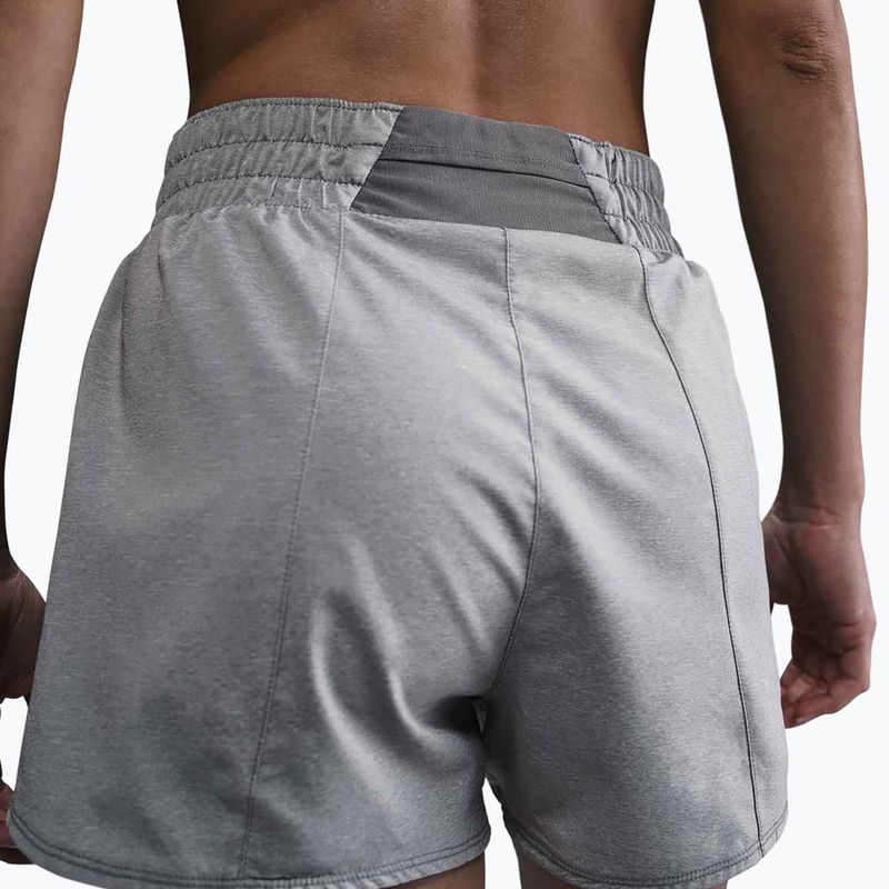 Női rövidnadrág Nike One Dri-Fit High-Waisted 3" 2In1 smoke grey/heather 5