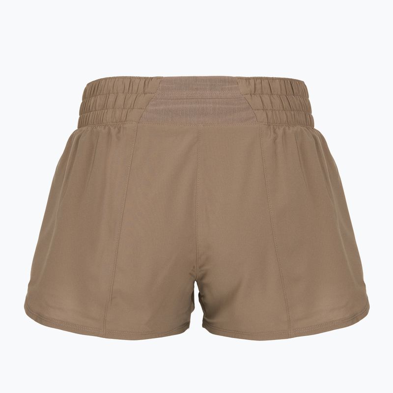 Női rövidnadrág Nike One Dri-Fit 3" mink brown/reflective silver 2