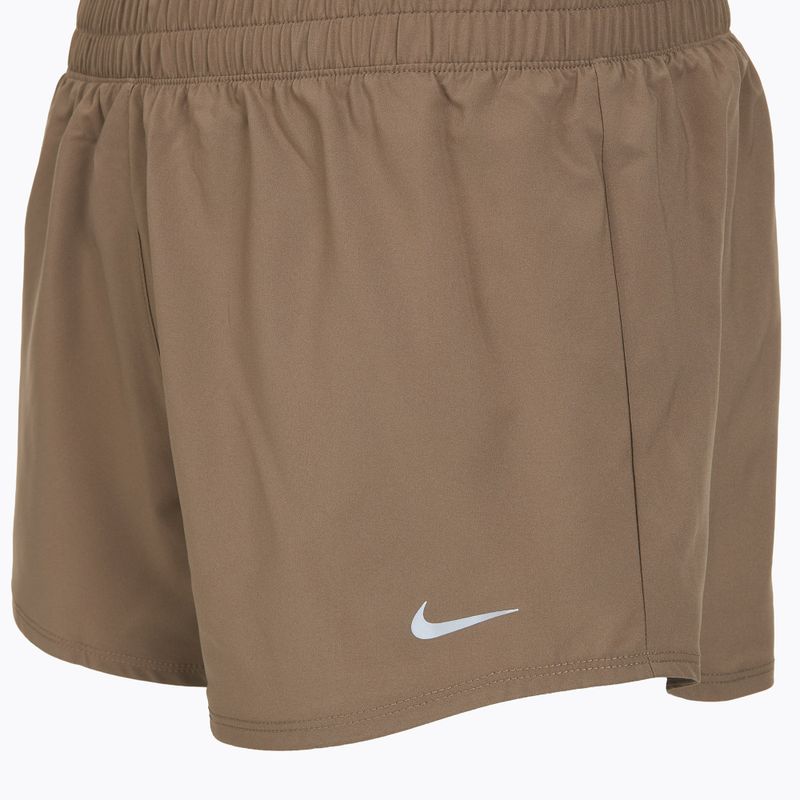 Női rövidnadrág Nike One Dri-Fit 3" mink brown/reflective silver 3