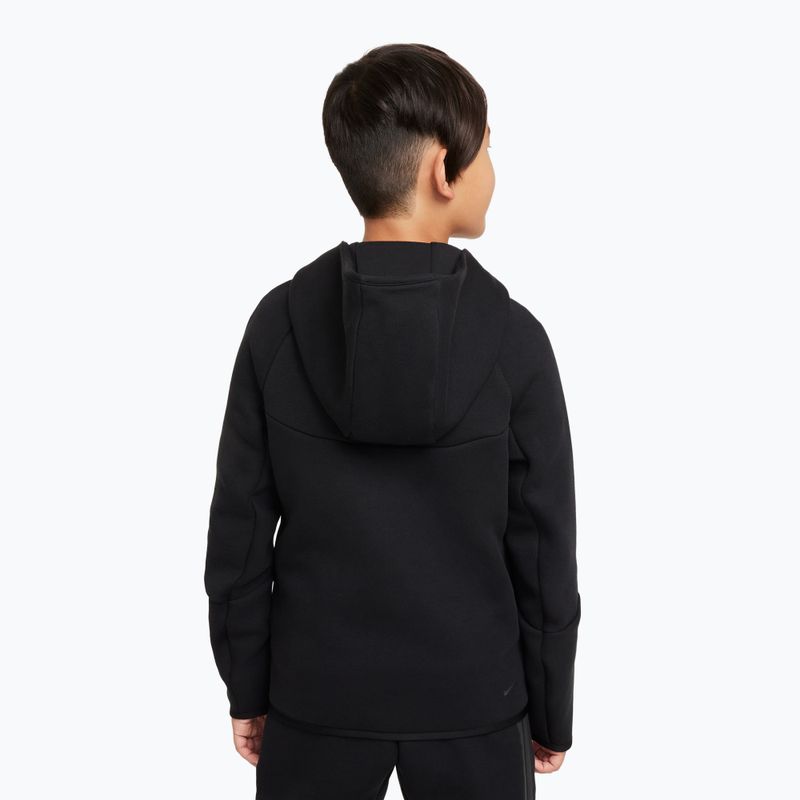Gyerekpulóver Nike Sportswear Tech Fleece Full Zip black/black/black 3