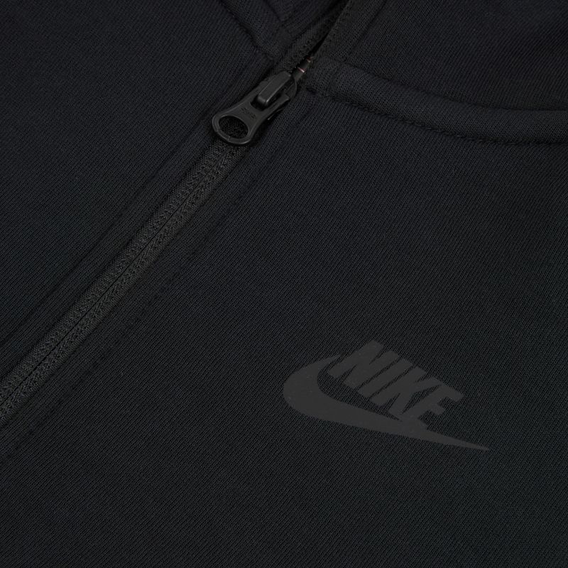 Gyerekpulóver Nike Sportswear Tech Fleece Full Zip black/black/black 9