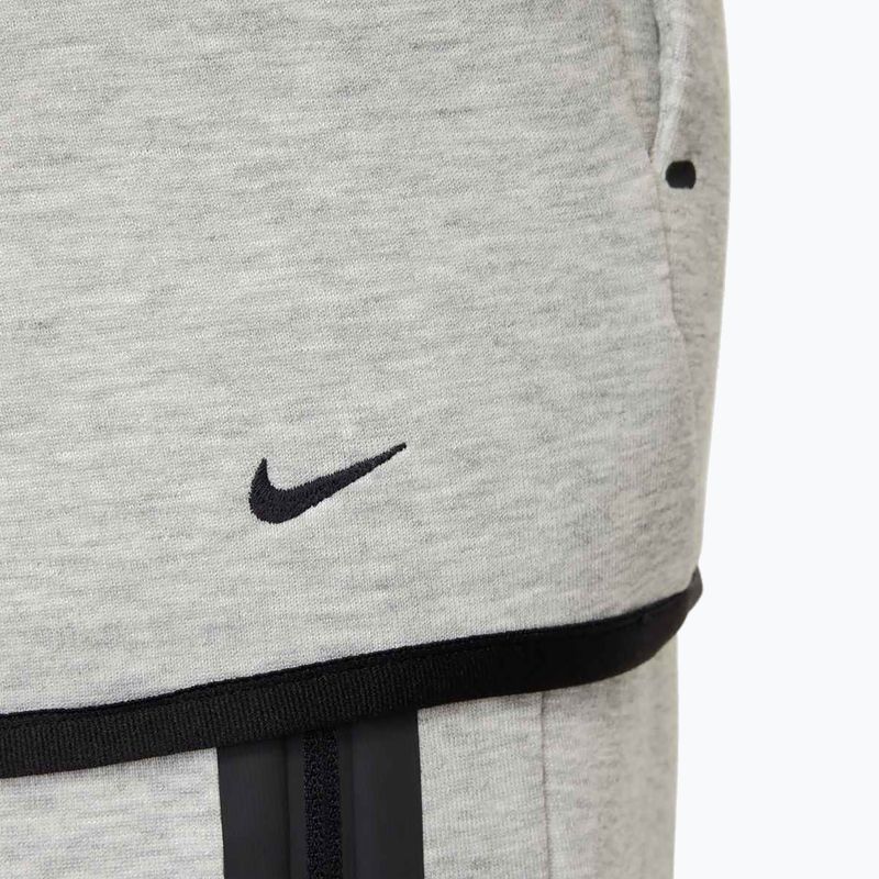 Gyermek Nike Sportswear Tech Fleece Full-Zip pulóver sötétszürke heather/fekete/fekete/fekete 8