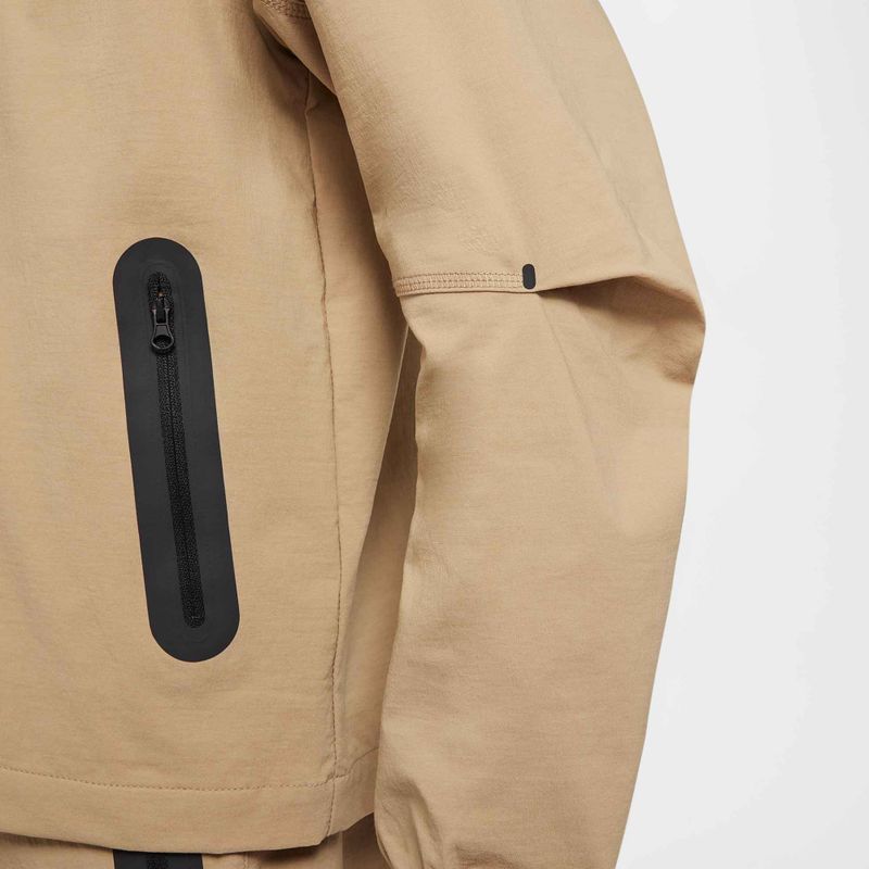 Nike Tech Woven gyermek dzseki ejtőernyő bézs/ernyő bézs/fekete 6
