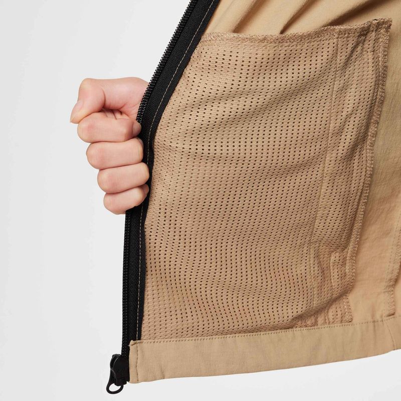 Nike Tech Woven gyermek dzseki ejtőernyő bézs/ernyő bézs/fekete 9