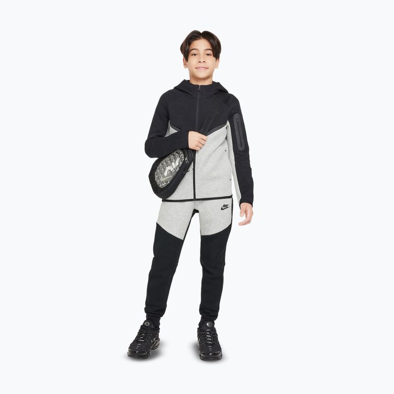 Gyerek pulóver Nike Sportswear Tech Fleece Full Zip dark grey heather/black/black/black 2
