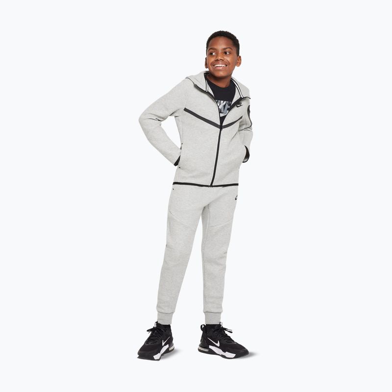Gyerekpulóver Nike Sportswear Tech Fleece dark grey heather/black/black 2