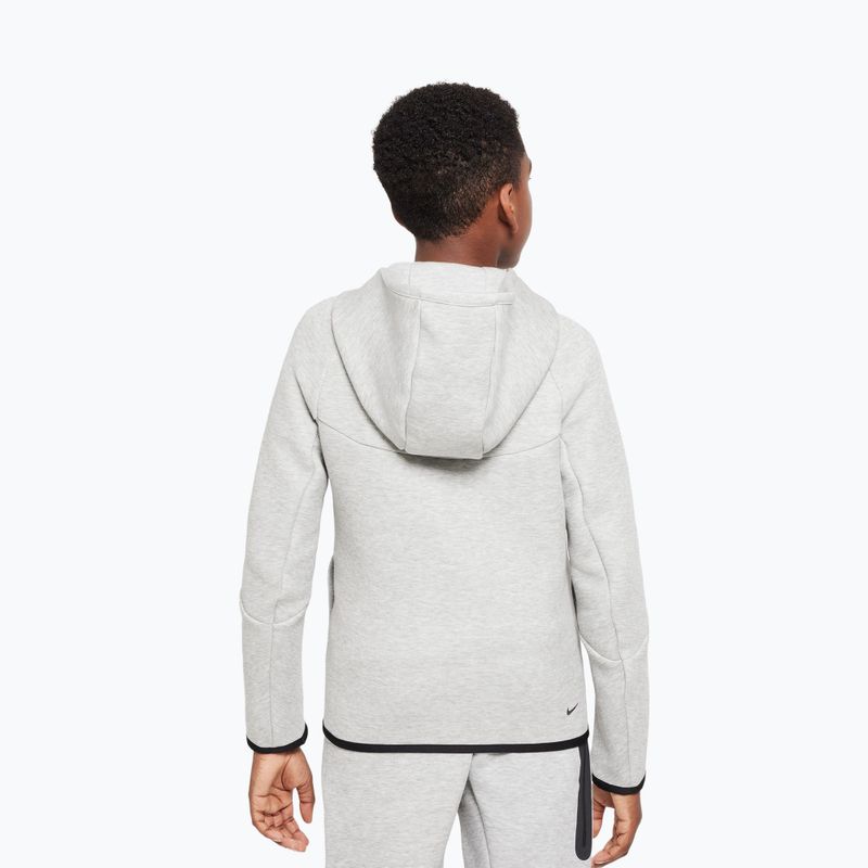 Gyerekpulóver Nike Sportswear Tech Fleece dark grey heather/black/black 3