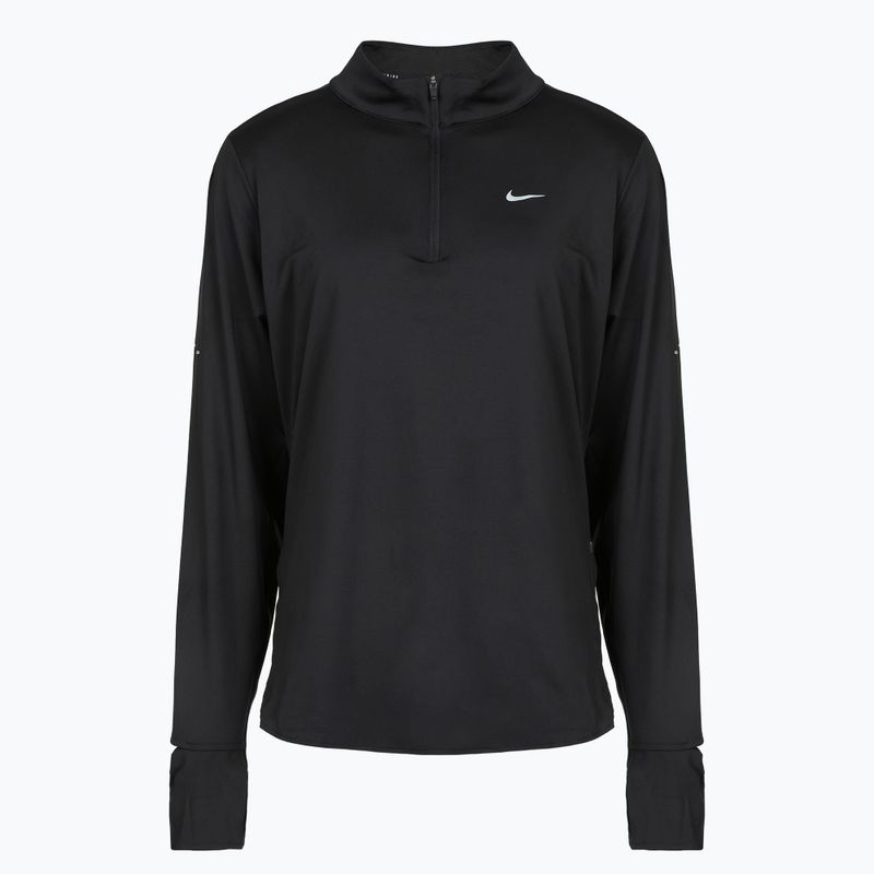 Női hosszú ujjú futófelső Nike Swift Dri-FIT UV 1/4-Zip Plus Size black 6