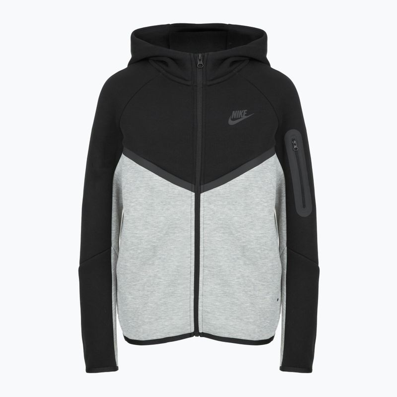 Gyerek pulóver Nike Sportswear Tech Fleece Full-Zip dark grey heather/black/black/black 6