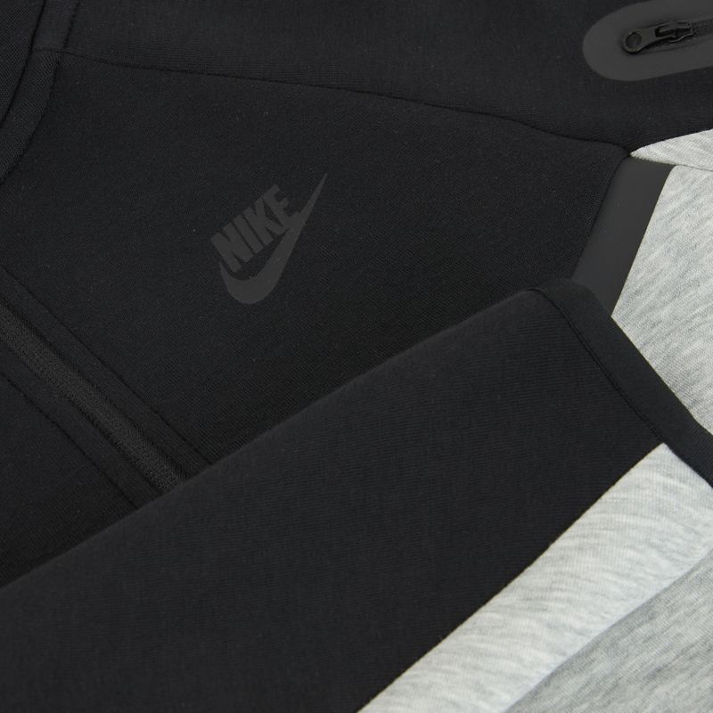 Gyerek pulóver Nike Sportswear Tech Fleece Full-Zip dark grey heather/black/black/black 9