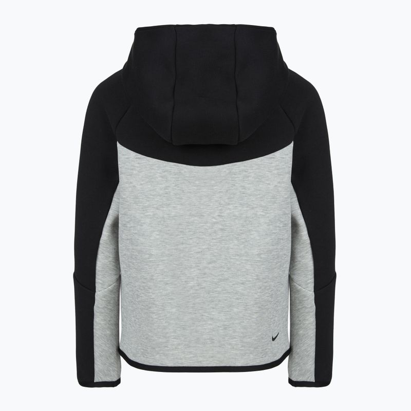 Gyerek pulóver Nike Sportswear Tech Fleece Full Zip dark grey heather/black/black/black 10