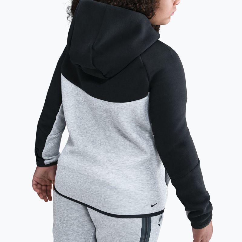 Gyerek pulóver Nike Sportswear Tech Fleece Full-Zip dark grey heather/black/black/black 5