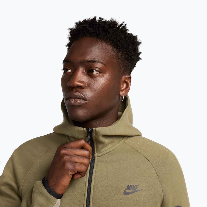Férfi pulóver Nike Tech Windrunner Full Zip medium olive/light army/black 4
