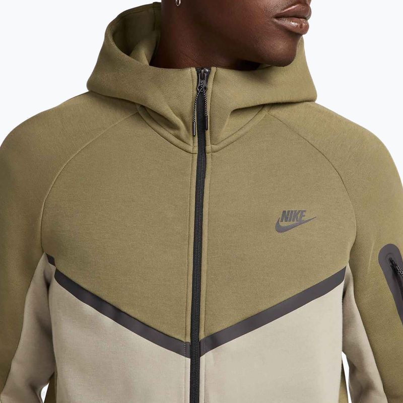 Férfi pulóver Nike Tech Windrunner Full Zip medium olive/light army/black 6