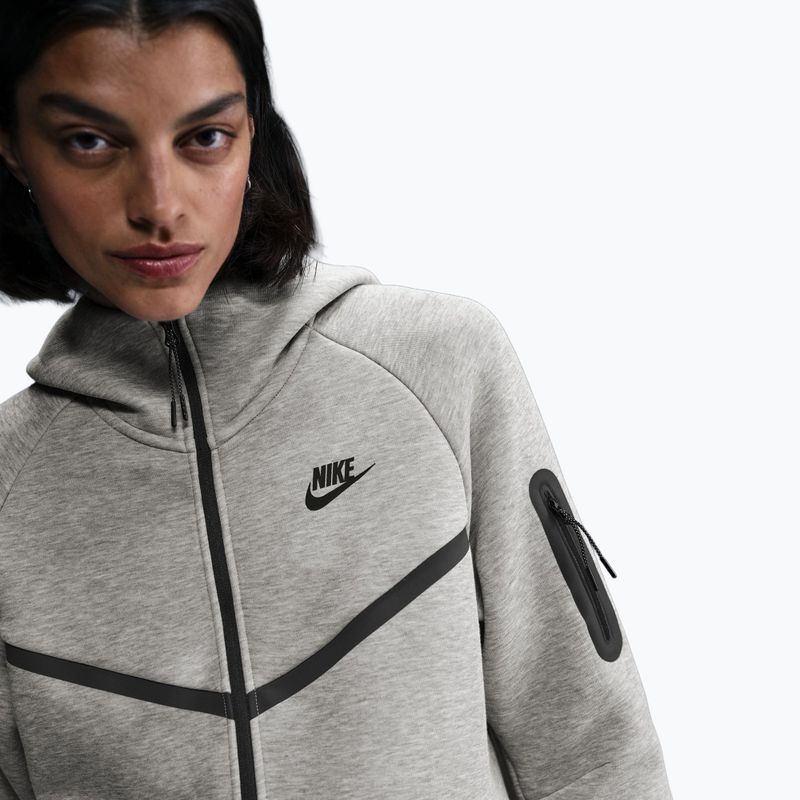 Női pulóver Nike Sportswear Tech Fleece Windrunner dark grey heather/black 5