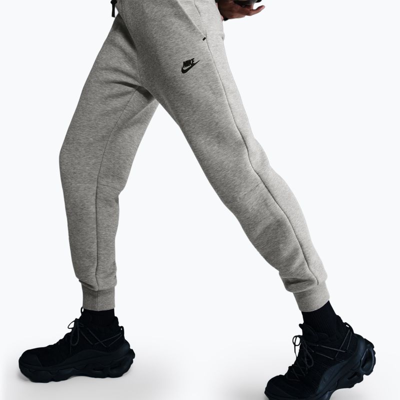 Női nadrág Nike Sportswear Tech Fleece Mid-Rise dark grey heather/black 5