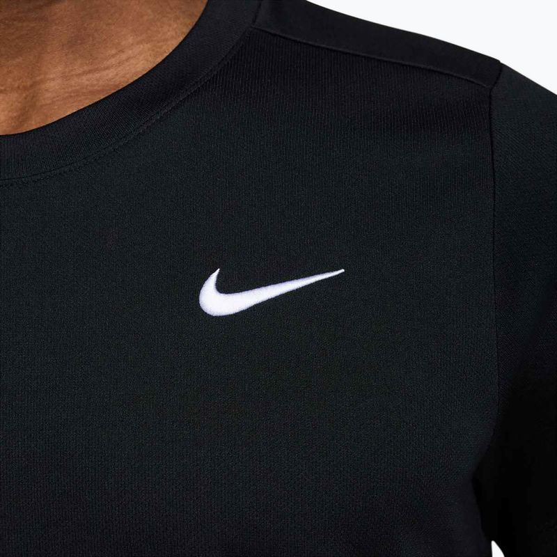 Férfi teniszpóló Nike Court Dri-Fit Victory fekete/fehér 5