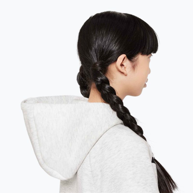 Nike Sportswear Tech Fleece gyerek pulóver light grey/heather/black/black 5