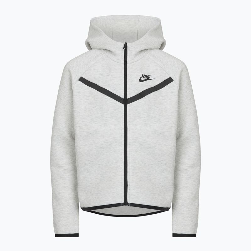 Nike Sportswear Tech Fleece gyerek pulóver light grey/heather/black/black