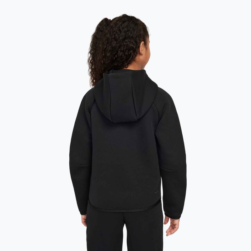Gyerek pulóver Nike Sportswear Tech Fleece black/black/black 3