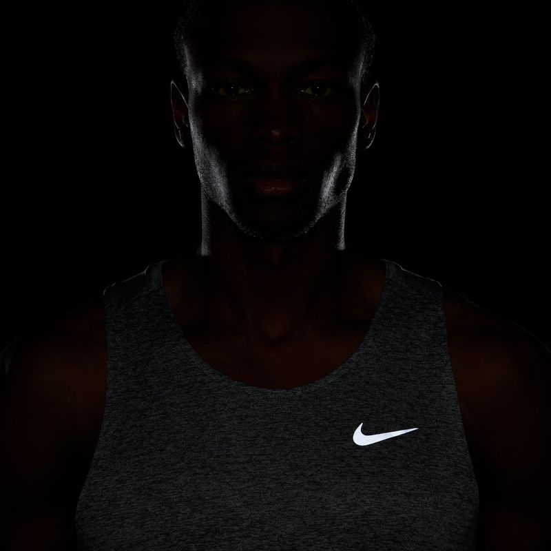 Férfi futópóló Nike Stride Dri-Fit ADV smoke grey/heather 7