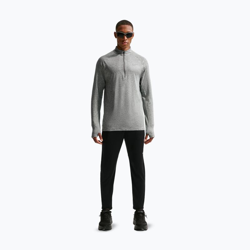 Férfi futópulóver Nike Stride 1/4 Zip Dri-Fit smoke grey/heather 2
