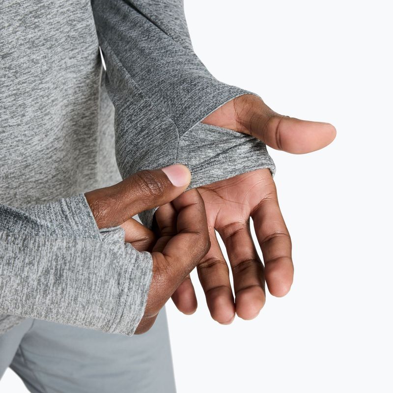 Férfi futópulóver Nike Stride 1/4 Zip Dri-Fit smoke grey/heather 9