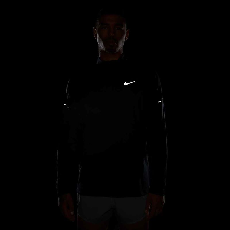 Férfi Nike Stride 1/4 Zip Dri-Fit futó melegítőfelső fekete 8