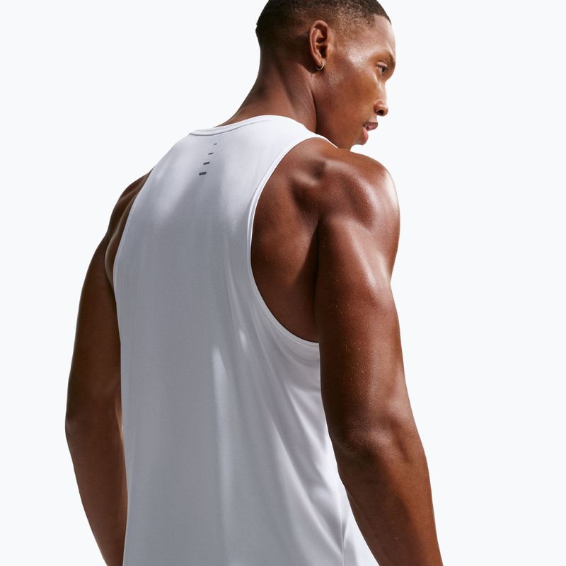 Férfi futó póló Nike Stride white 5