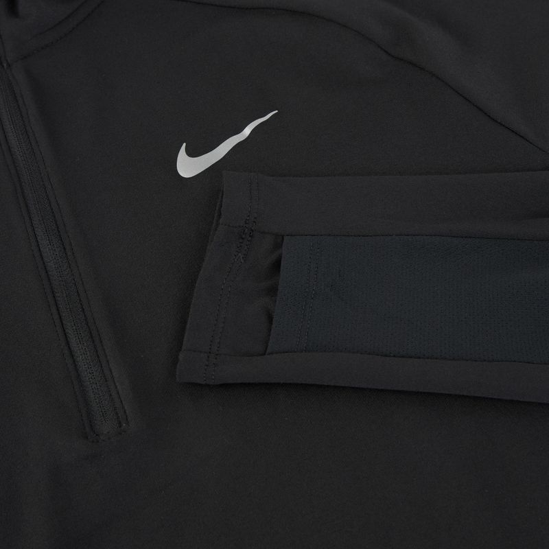 Férfi Nike Stride 1/4 Zip Dri-Fit futó melegítőfelső fekete 14