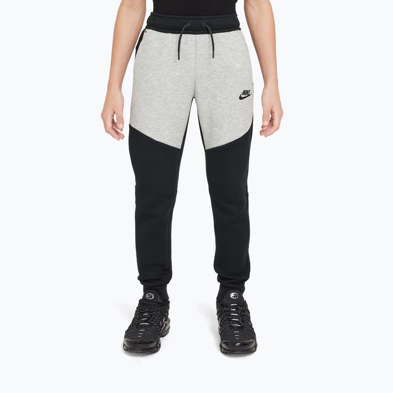 Gyerek nadrág Nike Sportswear Tech Fleece black/dark grey heather/black/black