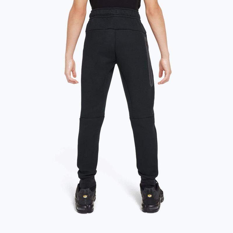 Gyerek nadrág Nike Sportswear Tech Fleece black/dark grey heather/black/black 2
