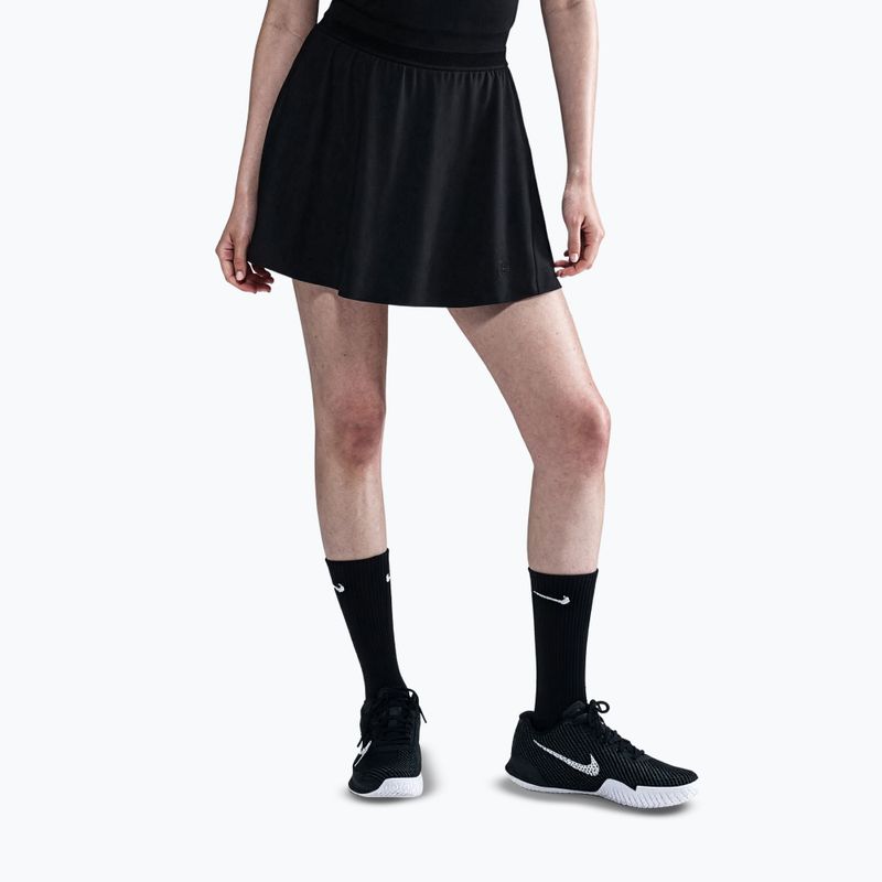 Teniszszoknya Nike Court Dri-Fit Ace Advantage black/black