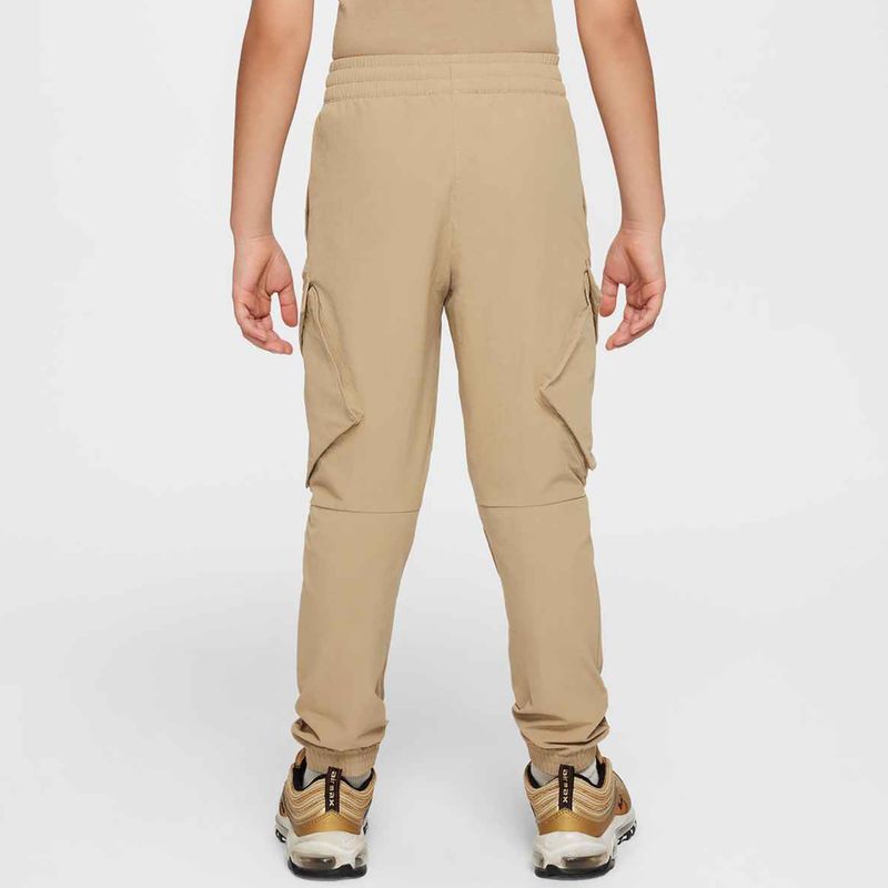 Nike Sportswear City Utility gyermek nadrág ejtőernyős bézs/fekete 3