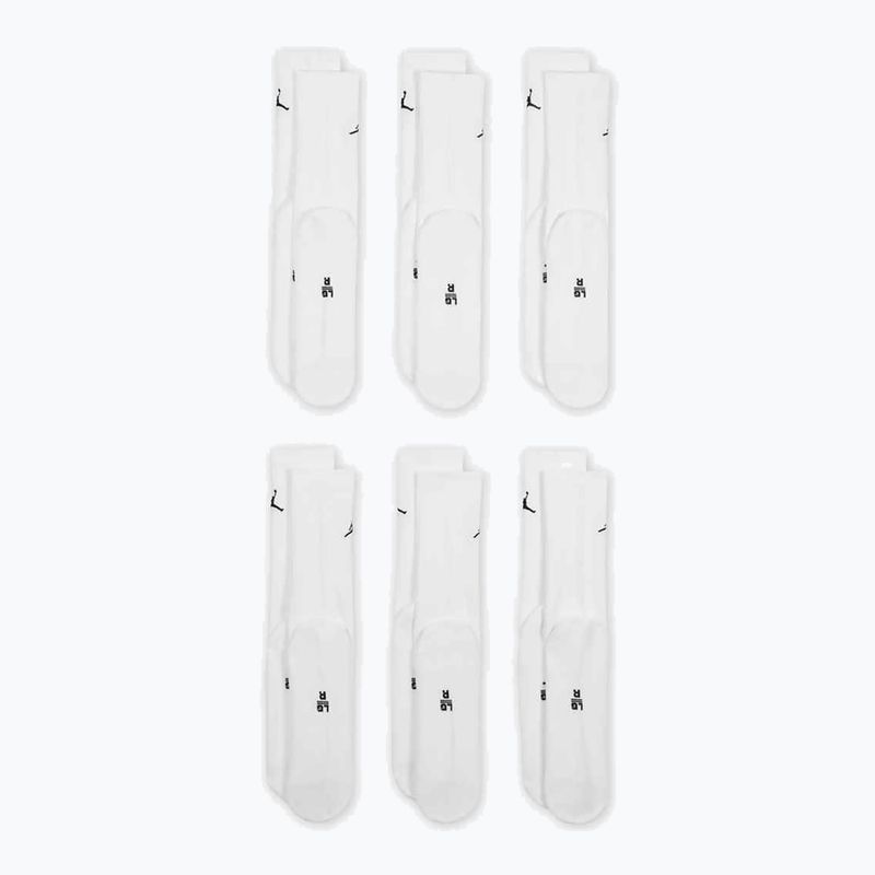 Zoknik Nike Jordan Everyday Cushioned Crew 6 pár white/black 2