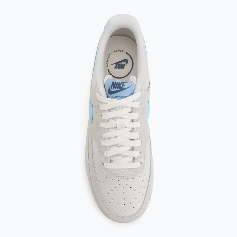 Női cipők Nike Court Vision Low phantom/light bone/psychic blue 5