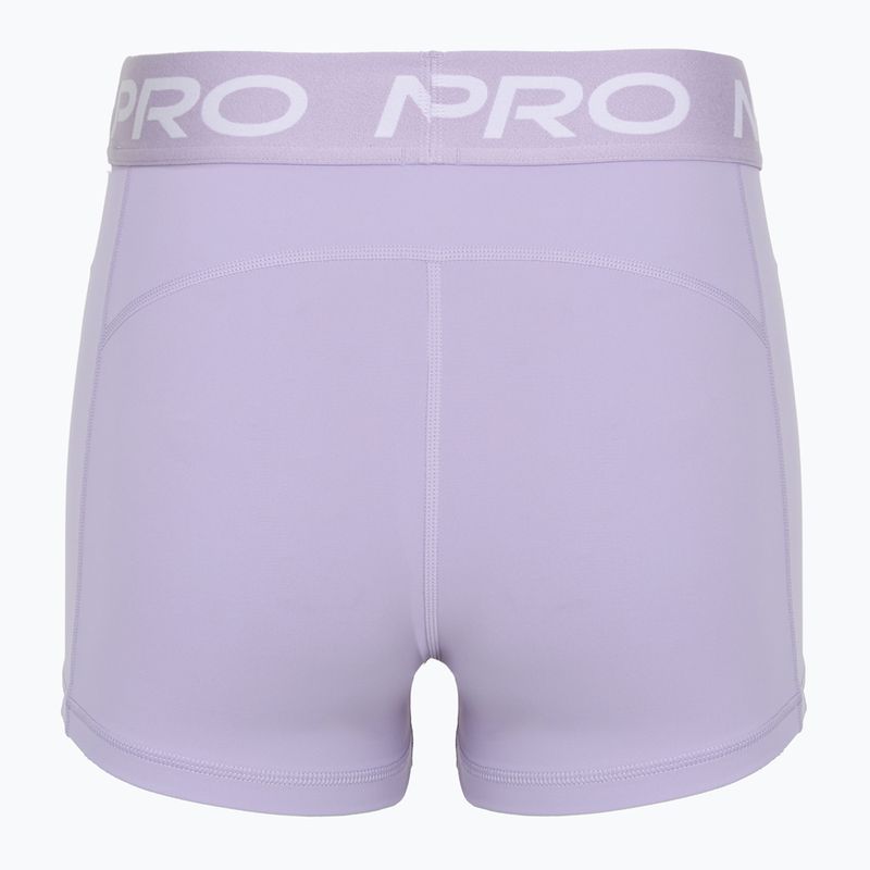 Női Nike Pro 365 3" rövidnadrág lilac ice/white 2