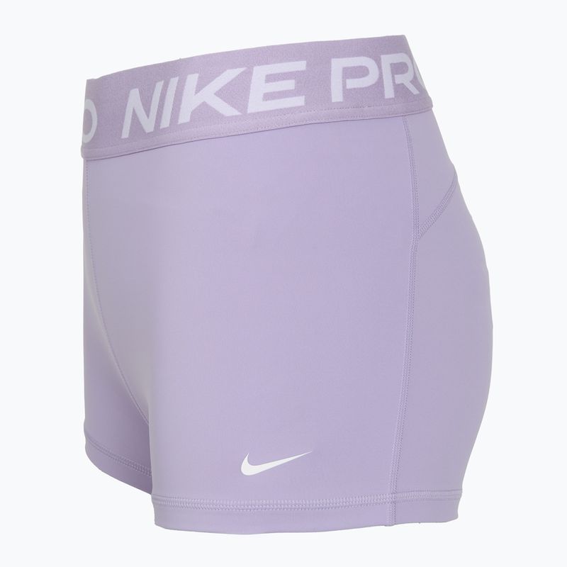 Női Nike Pro 365 3" rövidnadrág lilac ice/white 3
