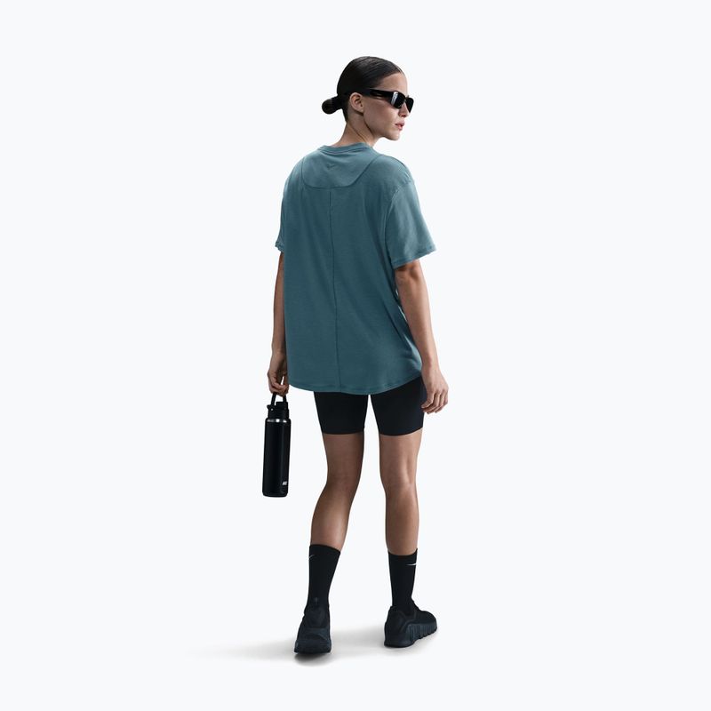 Női póló Nike One Relaxed Dri-Fit smokey blue/black 3