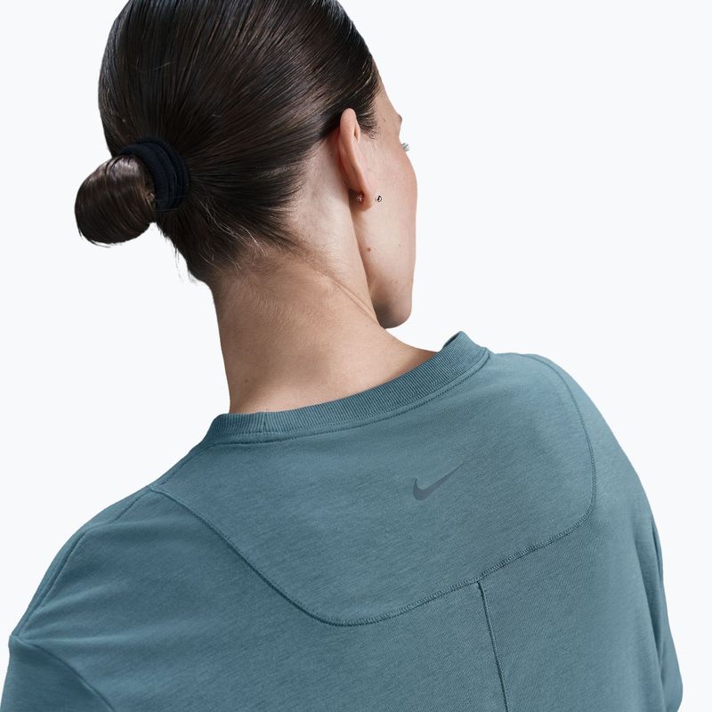 Női póló Nike One Relaxed Dri-Fit smokey blue/black 6