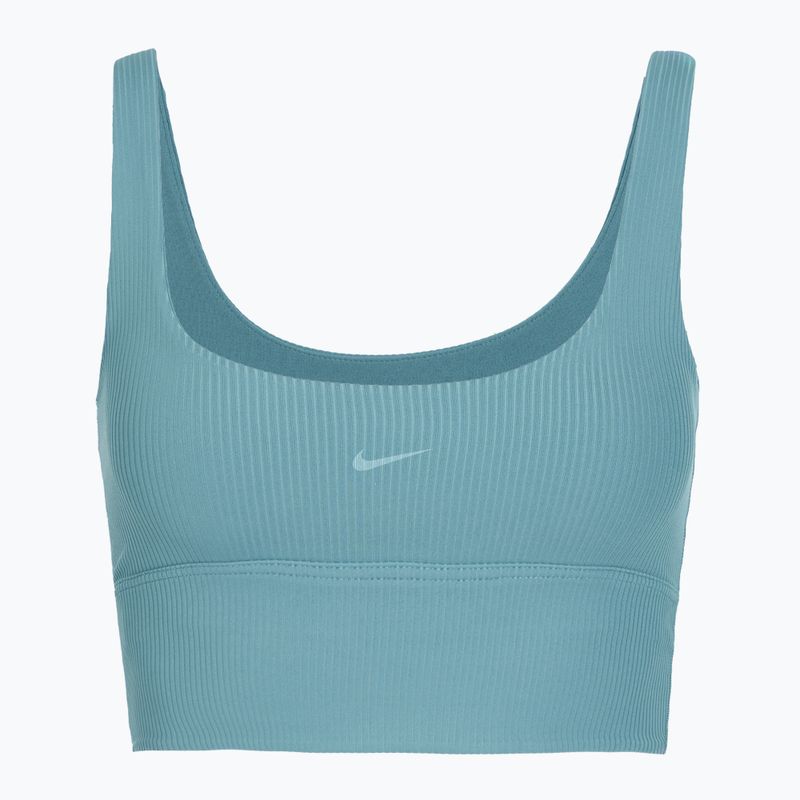 Sportmelltartó Nike Zenvy Rib Light Support smokey blue/white