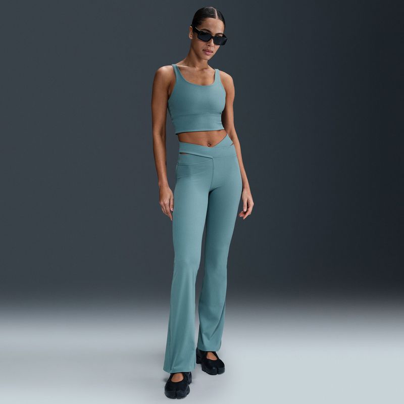 Sportmelltartó Nike Zenvy Rib Light Support smokey blue/white 4