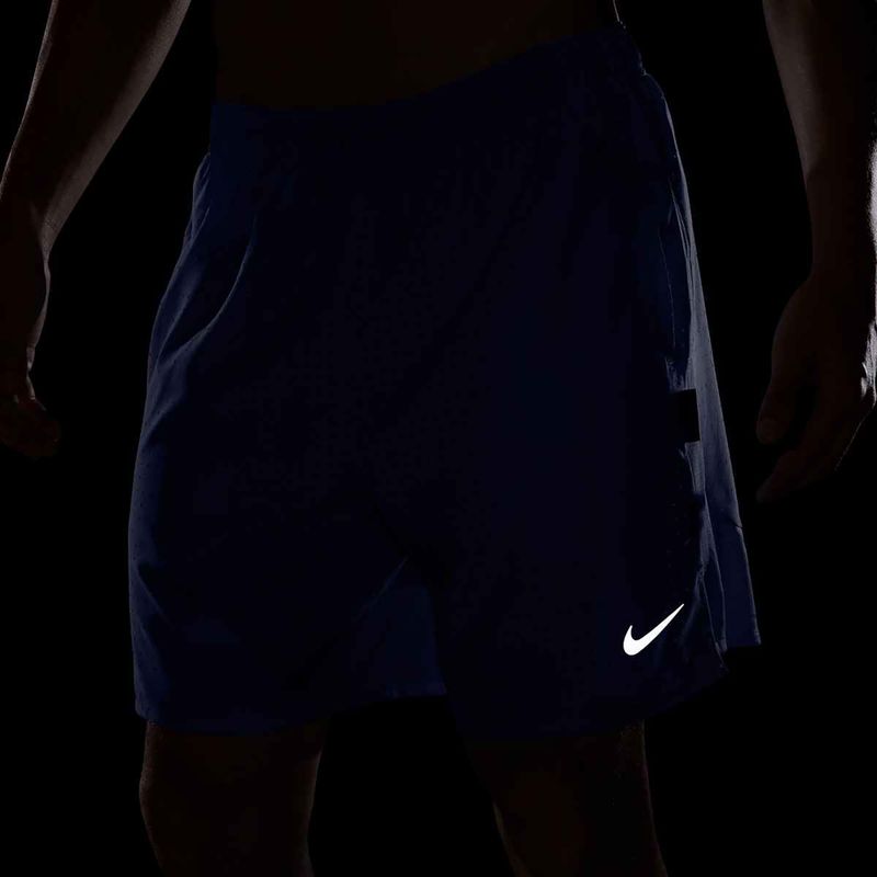 Férfi Nike Challenger Dri-Fit Breathe 7" kék üres rövidnadrág 6