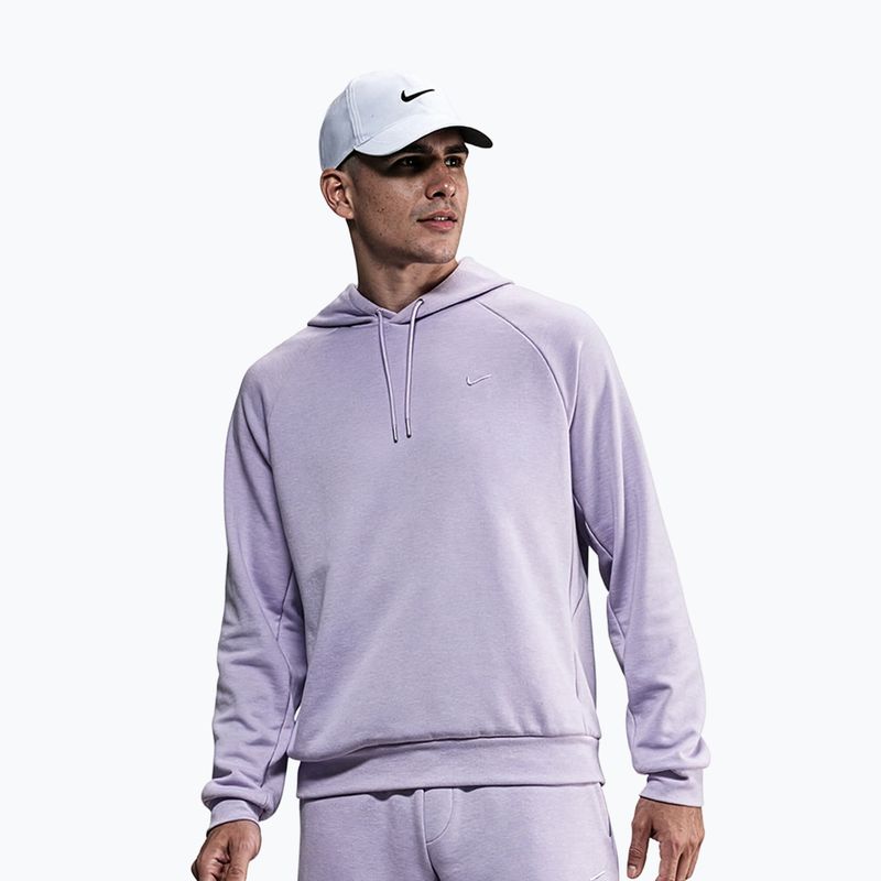 Férfi edzőpulóver Nike Primary Dri-Fit UV hydrangeas/heather/ hydrangeas