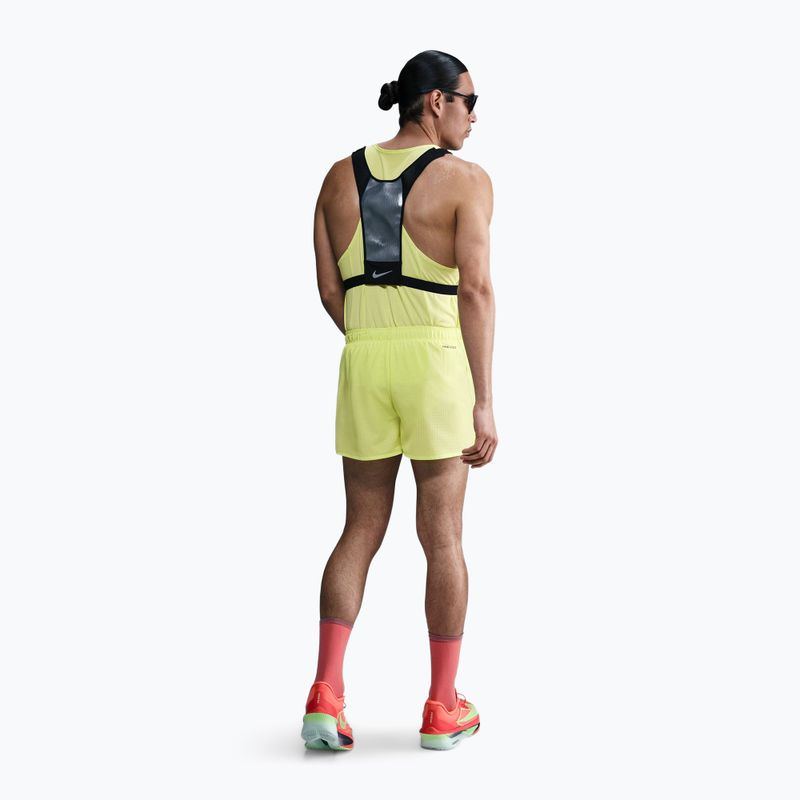 Férfi futónadrág Nike Fast Dri-Fit Brief Lined 3" light lemon twist/black 3