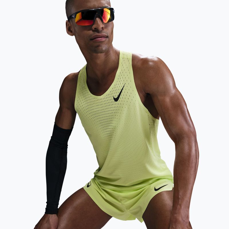 Férfi futó póló Nike AeroSwift Dri-Fit ADV light lemon twist/black 6