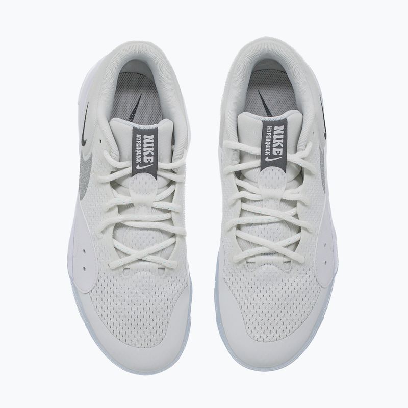 Női röplabdacipő Nike Hyperquick Court Flight SE smmit fehér/metál ezüst/tiszta platina 12