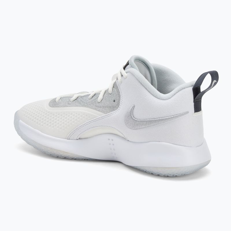 Nike Hyperset 2 SE smmit white/metalic silver/pure platinum cipő 3