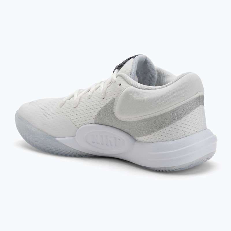 Női röplabdacipő Nike Hyperquick Court Flight SE smmit fehér/metál ezüst/tiszta platina 3