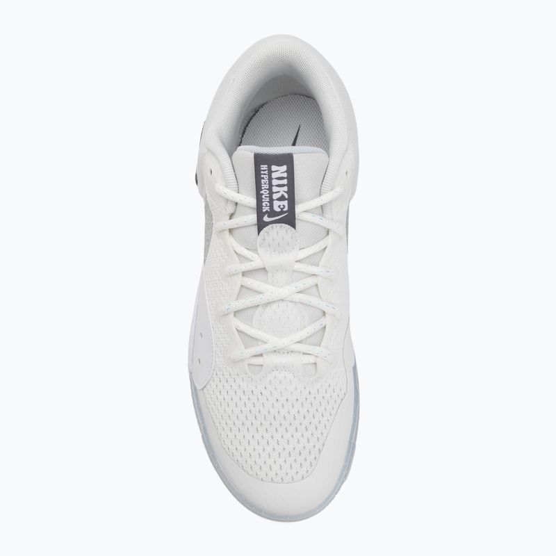 Női röplabdacipő Nike Hyperquick Court Flight SE smmit fehér/metál ezüst/tiszta platina 5